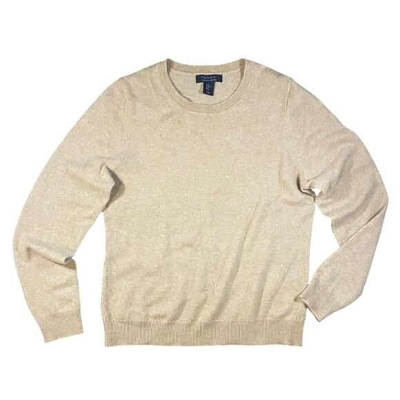Tahari 2 Ply Sandstone Cashmere Sweater - XL - Picture 1 of 3